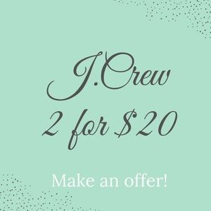 2 got $20 J.Crew Shirt Sale!